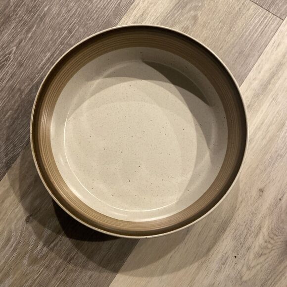 Mikasa Potter's Art BUCKSKIN Round Serving Vegetable Bowls 9" Brown - Picture 1 of 6